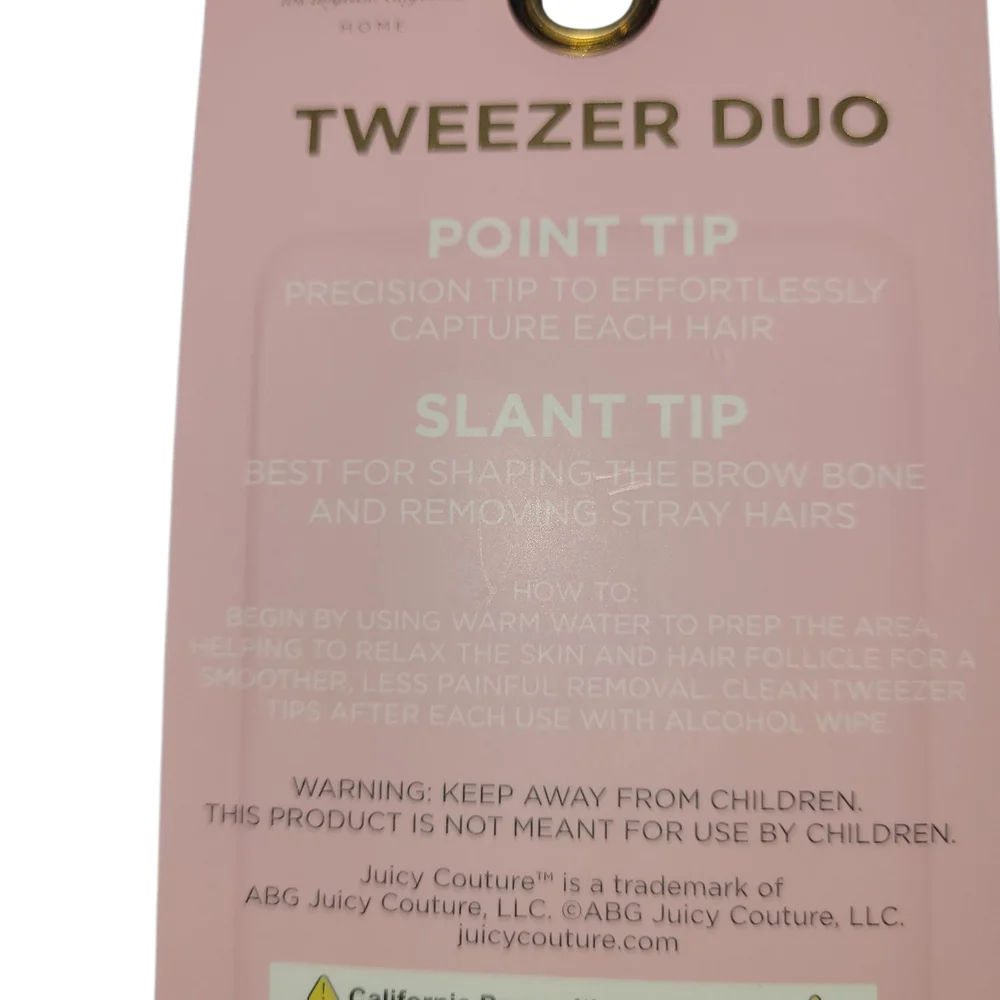 Juicy Couture Tweezer Duo &  Beauty Razors Set
